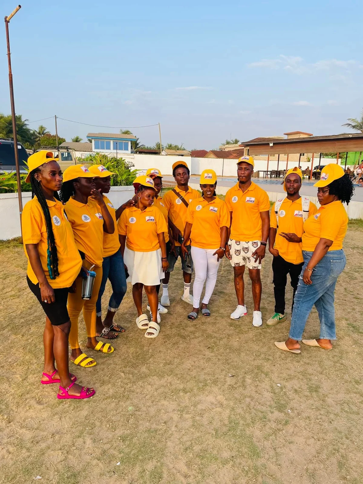 Colleagues in Aries yellow